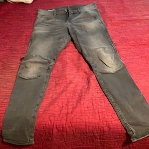 G Star Raw 5620 3D Zip Knee Skinny Jeans